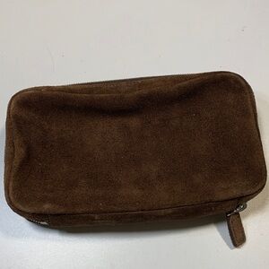 Coach Brown Suede jewelry case